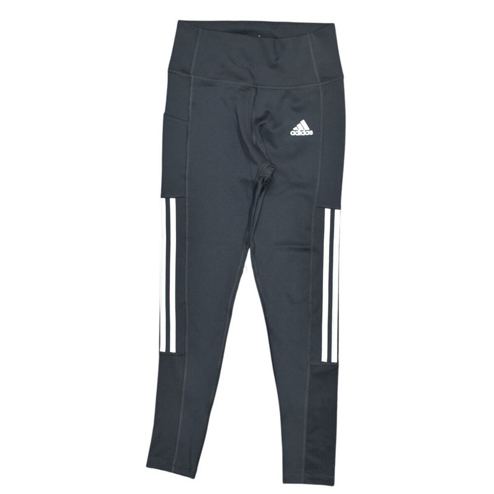 Adidas Women's Small Gray Polyester Skinny Leggings Solid Gym Workout